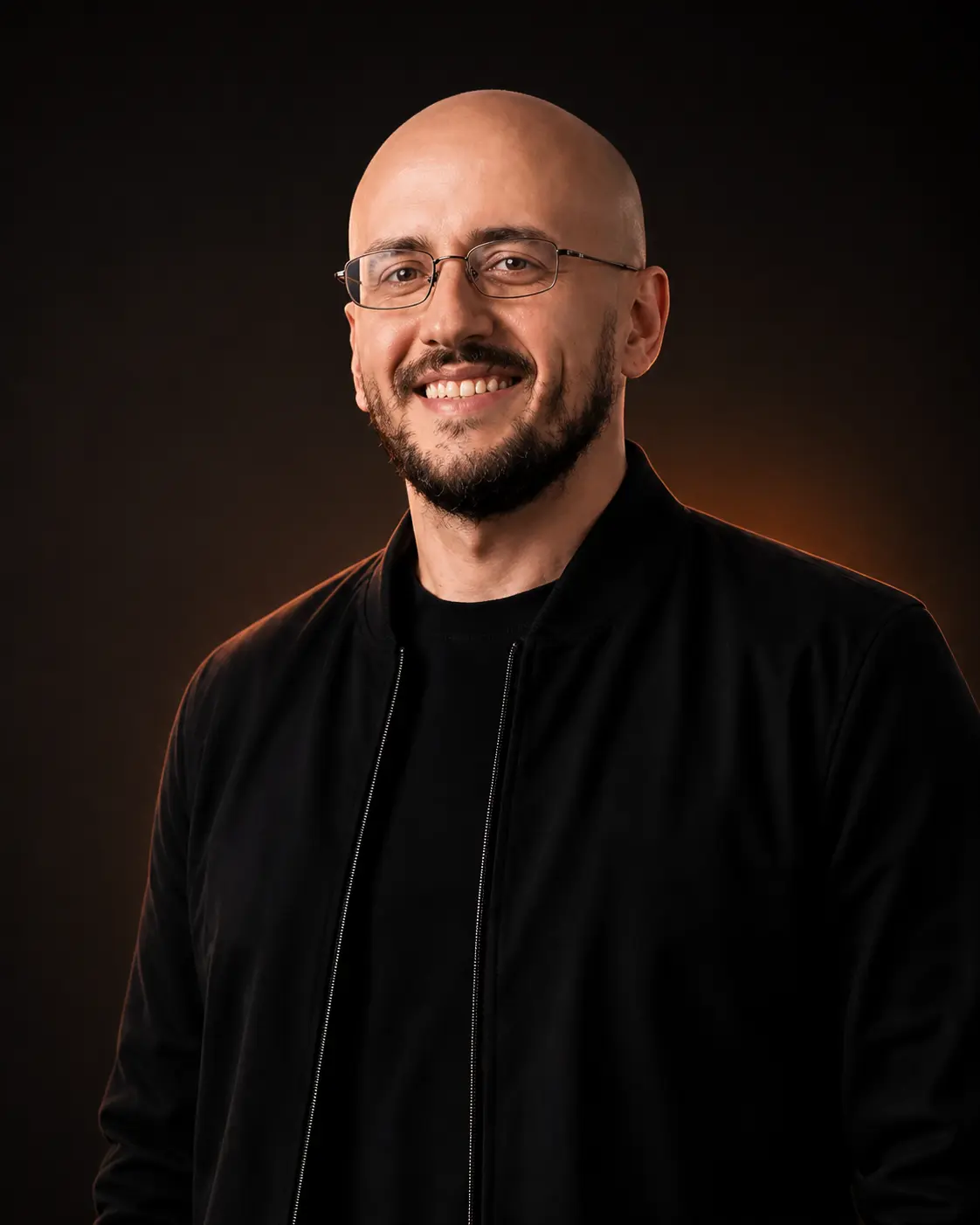 Stylized portrait of the Hosterr founder